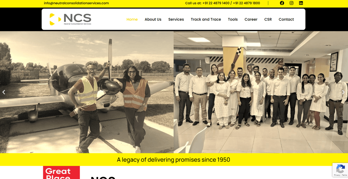 Neutral Consolidation Service – Portfolio Website