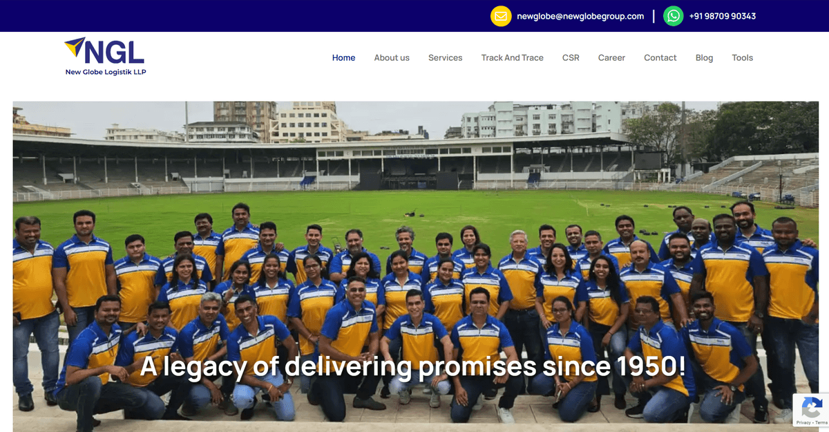 New Globe Group – Portfolio Website