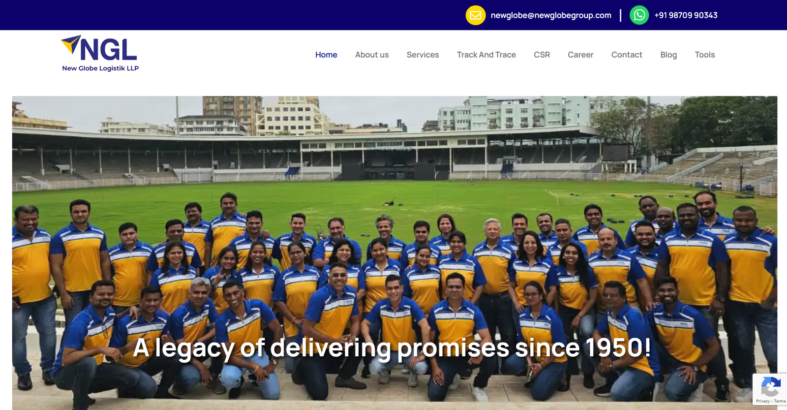 New Globe Group – Portfolio Website